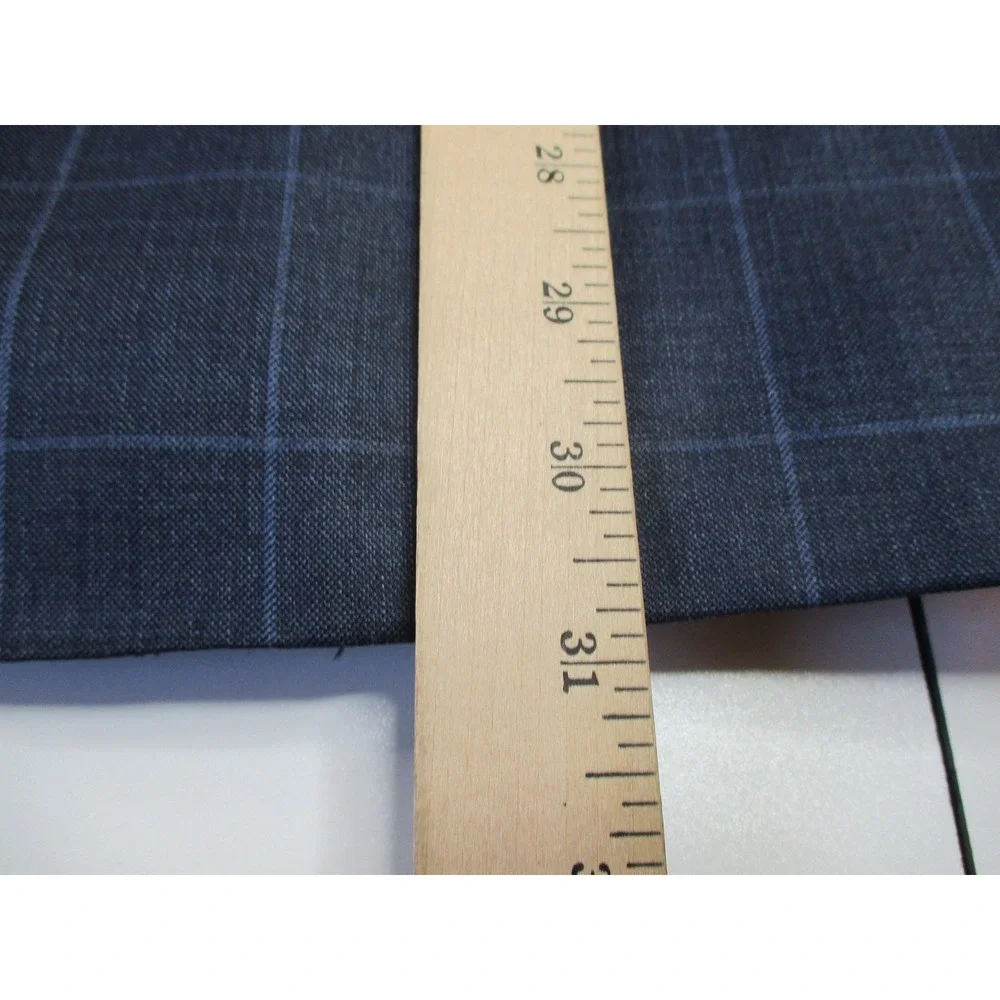 Brooks Brothers Blazer Mens 44 Regular Navy Windowpane 1818 Regent Wool Made USA